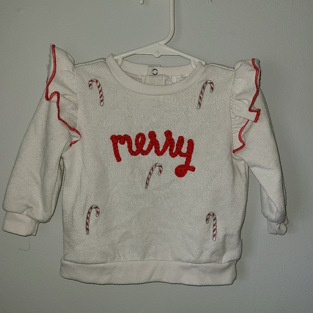 Tahari Baby Christmas Shirt 18M